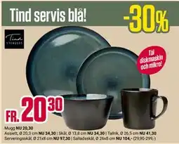 ÖoB Tind servis blå erbjuda