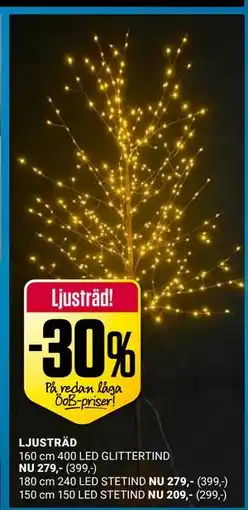 ÖoB LJUSTRÄD erbjuda