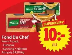 Nya Pulsen Knorr Fond Du Chef erbjuda