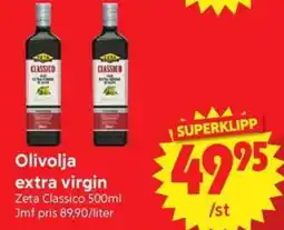 Nya Pulsen Zeta olivolja extra virgin erbjuda