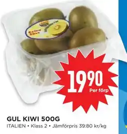 Willys GUL KIWI 500G erbjuda