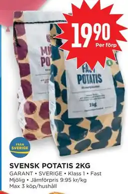 Willys SVENSK POTATIS 2KG erbjuda