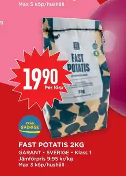 Willys Hemma FAST POTATIS 2KG erbjuda