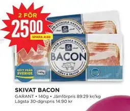 Willys Hemma SKIVAT BACON erbjuda