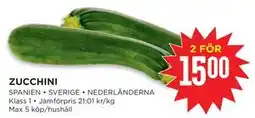 Willys Hemma ZUCCHINI erbjuda