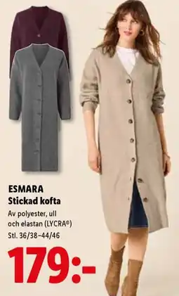 Lidl Esmara stickad kofta erbjuda