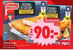 ICA Nära Findus Fish & Crisp erbjuda