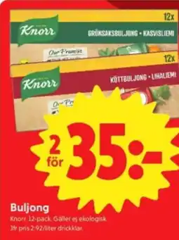 ICA Nära Knorr buljong erbjuda