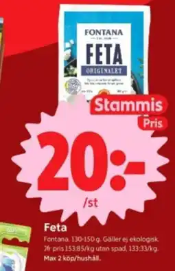ICA Nära Fontana Feta erbjuda