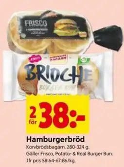 ICA Kvantum Hamburgerbröd erbjuda