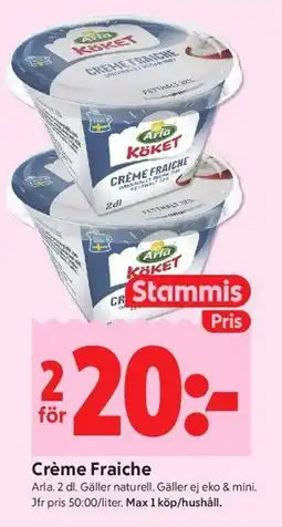 ICA Kvantum Crème Fraiche, Medlemspris erbjuda