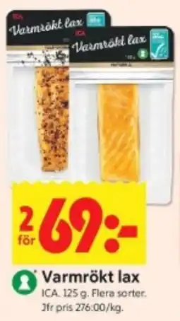 ICA Kvantum Varmrökt lax erbjuda