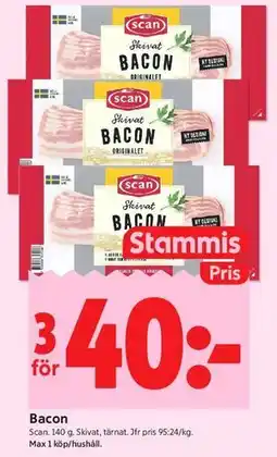 ICA Kvantum Bacon, Medlemspris erbjuda