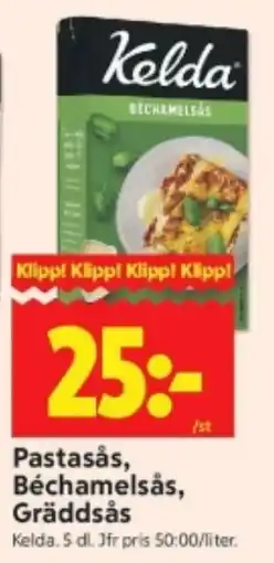 ICA Kvantum Pastasås, Béchamelsås, Gräddsås erbjuda