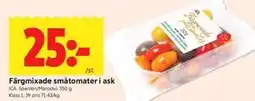 ICA Kvantum Färgmixade småtomater i ask erbjuda