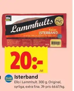 ICA Kvantum Isterband erbjuda