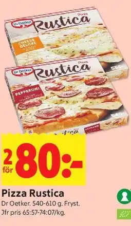 ICA Kvantum Pizza Rustica erbjuda