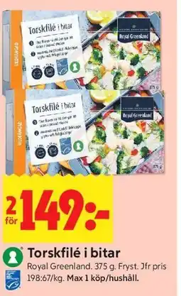 ICA Kvantum Torskfilé i bitar erbjuda