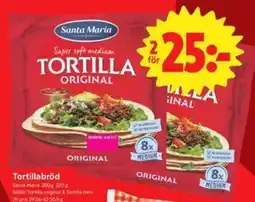 ICA Nära Tortillabröd erbjuda