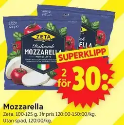 ICA Supermarket Mozzarella erbjuda