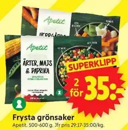 ICA Supermarket Frysta grönsaker erbjuda