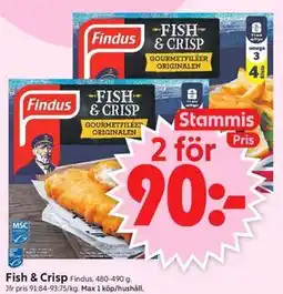 ICA Supermarket Fish & Crisp, Medlemspris erbjuda
