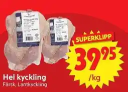 Nya Pulsen Hel kyckling erbjuda