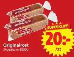 Nya Pulsen Originalrost erbjuda
