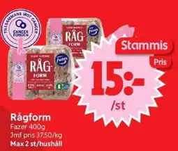 Nya Pulsen Fazer Rågform erbjuda