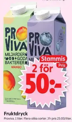 ICA Supermarket Fruktdryck, Medlemspris erbjuda