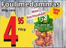 Supergrossen Foul medammas erbjuda