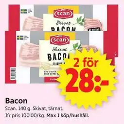 ICA Supermarket Bacon erbjuda