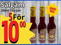 Supergrossen Salgam erbjuda