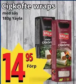Supergrossen Cigköfte wraps erbjuda