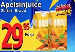 Supergrossen Apelsinjuice erbjuda