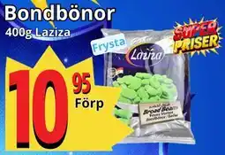 Supergrossen Bondbönor erbjuda