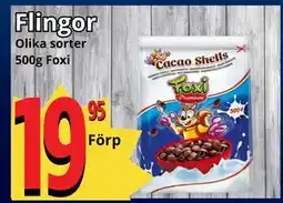 Supergrossen Flingor erbjuda