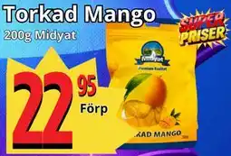 Supergrossen Torkad Mango erbjuda
