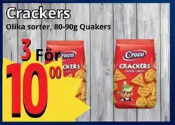 Supergrossen Crackers erbjuda