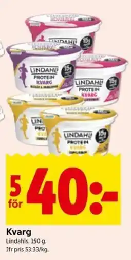 ICA Kvantum Lindahls kvarg erbjuda