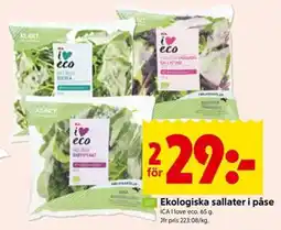 ICA Kvantum I love eco sallater erbjuda