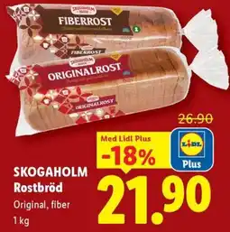Lidl Skogaholm rostbröd erbjuda
