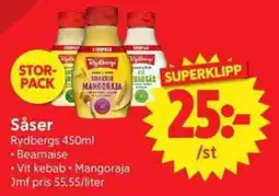 Nya Pulsen Rydbergs såser erbjuda