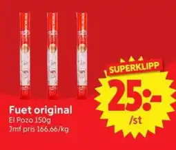 Nya Pulsen Fuet original erbjuda