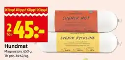 ICA Kvantum Hundmat erbjuda