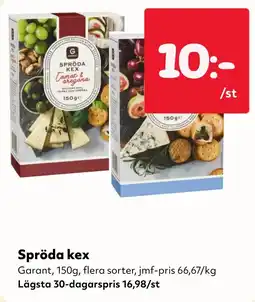 MatArket Garant spröda kex erbjuda