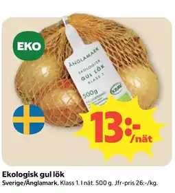 Coop Nära Ånglamark gul lök erbjuda