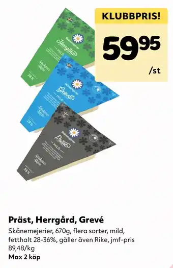 Präst, Herrgård, Grevé