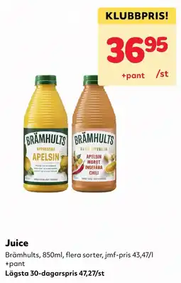 MatArket Brämhults juice erbjuda