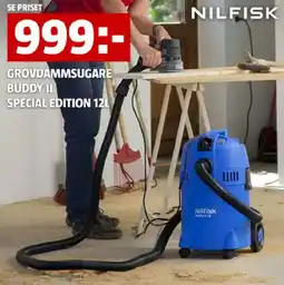 Bauhaus Nilfisk grovdammsugare buddy ii special edition erbjuda